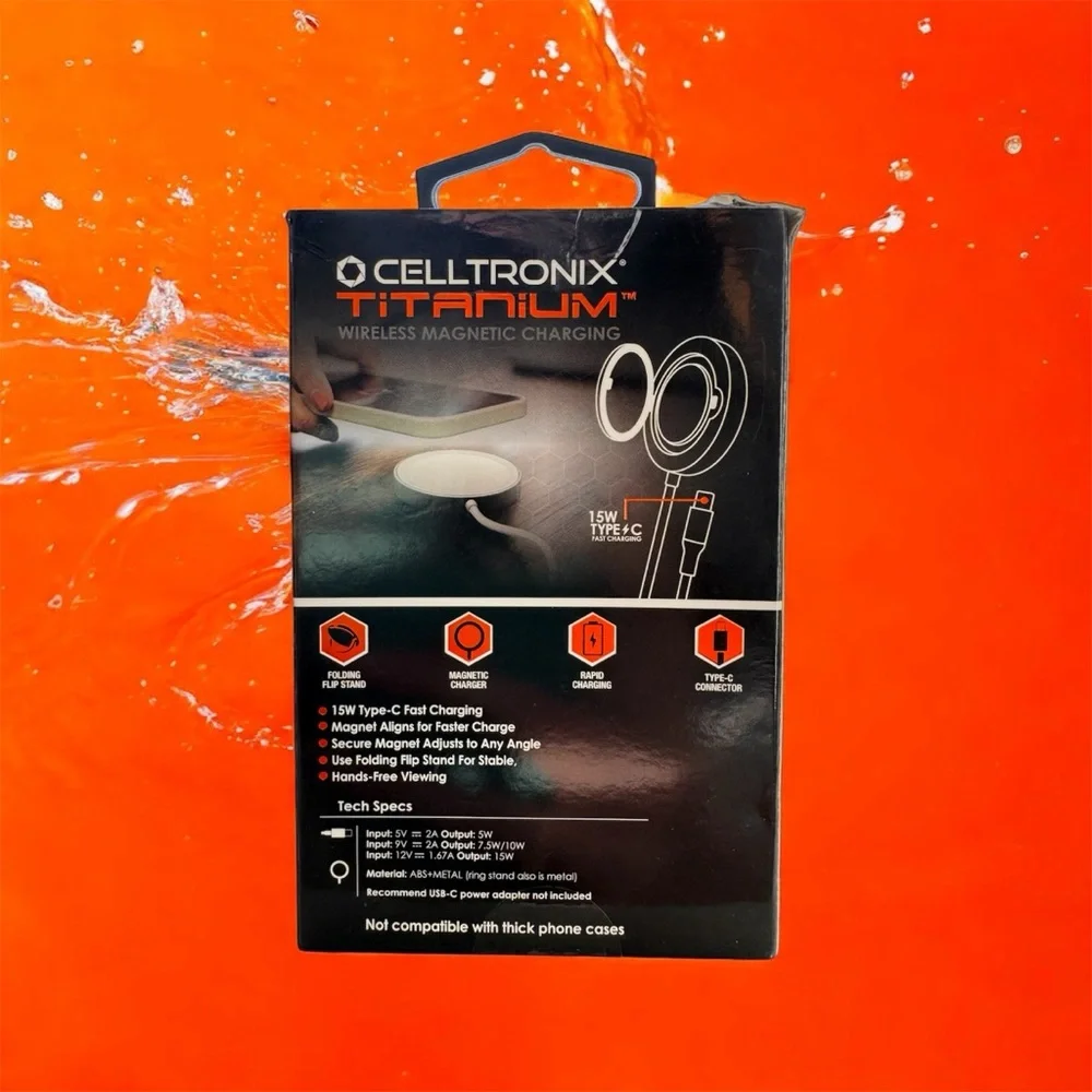 Celltronix Titanium Magnetic Wireless Charger
